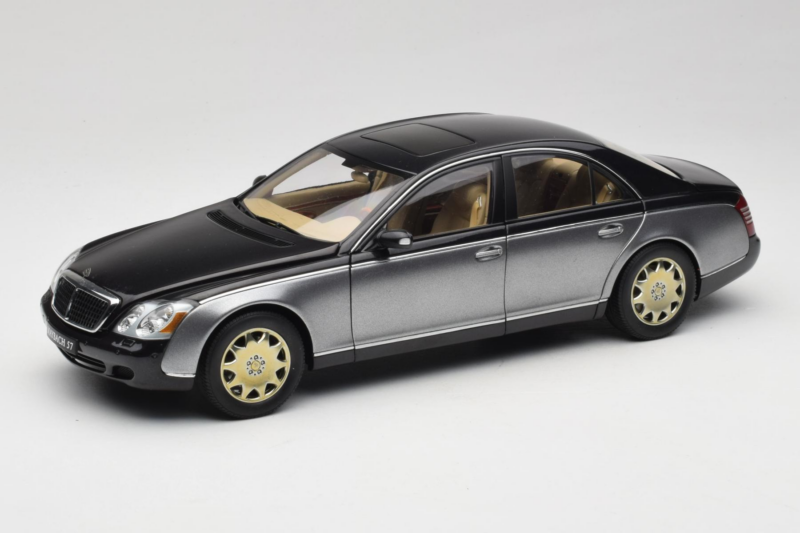 Maybach 57 SWB Caspian Black Himalayas Grey AUTOart 1:18 76151 メタル