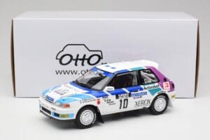 Mazda 323 GTX #10 T. Makinen / S. Harjanne 1000 Lakes Rally 1991 Otto 1:18 OT1099 レジン - 画像 6/6
