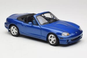 Mazda MX-5 NA 10th Anniversary Blue Metallic Gate 1:18 01071 メタル - 画像 6/8