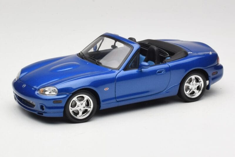 Mazda MX-5 NA 10th Anniversary Blue Metallic Gate 1:18 01071 メタル