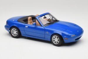 Mazda MX-5 NA トワイライトブルーマイカ Gate 1:18 1013 メタル - 画像 6/8
