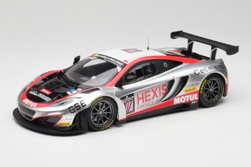 McLaren 12C GT3 Hexis Racing #107 O. Panis / F. Cazenave 24 Hours of Spa 2013 Minichamps 1:18 151131397 メタル