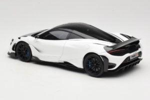 McLaren 765LT ホワイト HPD 1:18 HOD18007 メタル - 画像 7/8
