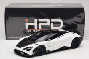 McLaren 765LT ホワイト HPD 1:18 HOD18007 メタル - 画像 8/8