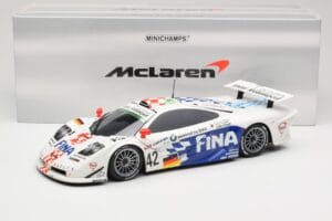 McLaren F1 GTR BMW Motorsport #42 J. Lehto / S. Soper / N. Piquet 24 Hours of Le Mans 1997 Minichamps 1:18 530133742 メタル - 画像 8/8