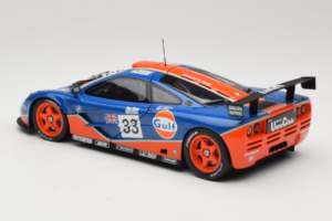 McLaren F1 GTR Gulf #33 R. Bellm / M. Weaver / J-J. Lehto 24 Hours of Le Mans 1996 UT Models 1:18 530161833 メタル - 画像 7/8