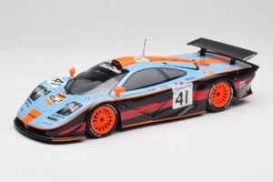 McLaren F1 GTR Gulf #41 P. Gounon / S. Oloffson 24 Hours of Le Mans 1997 Minichamps 1:18 530133741 メタル