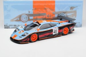 McLaren F1 GTR Gulf #41 P. Gounon / S. Oloffson 24 Hours of Le Mans 1997 Minichamps 1:18 530133741 メタル - 画像 8/8