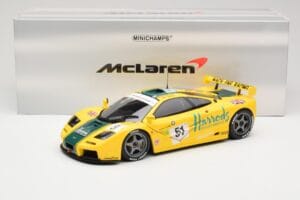 McLaren F1 GTR Harrods Mach One Racing #51 A. Wallace / D. Bell / J. Bell 24 Hours of Le Mans 1995 Minichamps 1:18 530133551  - 画像 8/8
