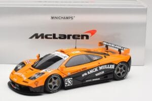 McLaren F1 GTR Kokusai Kaihatsu Racing #53 O. Giroix / J. Sala / P. Deletraz 24 Hours of Le Mans 1996 Minichamps 1:18 5301336 - 画像 8/8