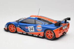 McLaren F1 GTR #34 Gulf Racing 1996 UT Models 1:18 39621 メタル - 画像 7/8