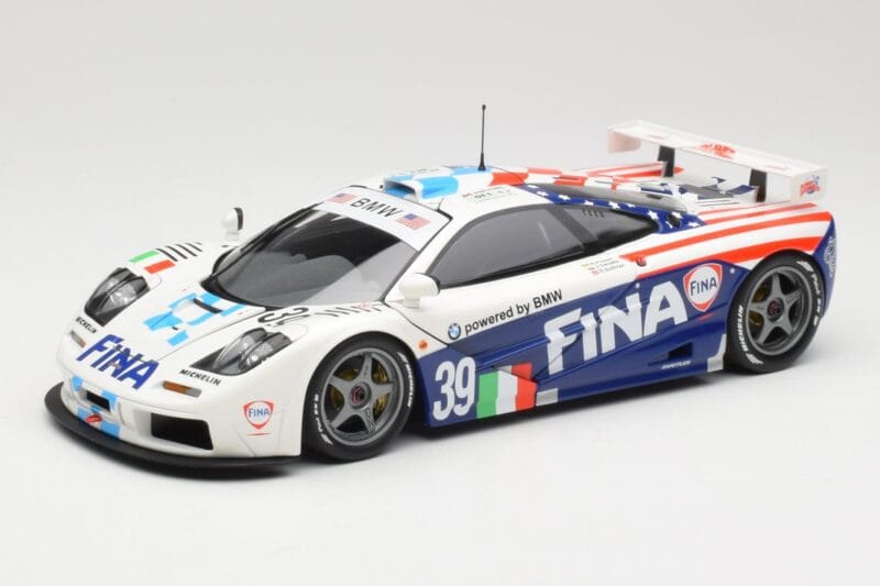 McLaren F1 GTR Team Bigazzi #39 N. Piquet / A. Cecotto / D. Sullivan 24 Hours of Le Mans 1996 Minichamps 1:18 530133639 メタル