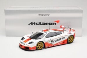 McLaren F1 GTR West Competition #49 J. Nielsen / J. Mass / T. Bscher 24 Hours of Le Mans 1995 Minichamps 1:18 530133549 メタル - 画像 8/8