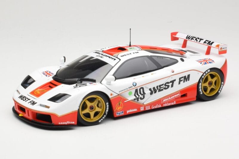 McLaren F1 GTR West Competition #49 J. Nielsen / J. Mass / T. Bscher 24 Hours of Le Mans 1995 Minichamps 1:18 530133549 メタル