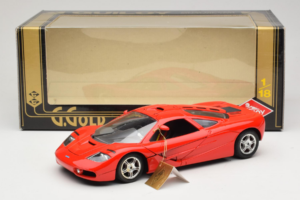 McLaren F1 High Mirror Light Red Guiloy 1:18 67505 メタル - 画像 8/8