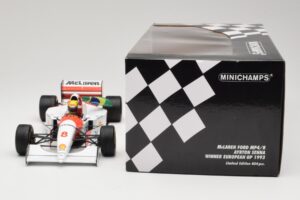 McLaren MP4/8 Ford #8 A. Senna Winner European GP Donington 1993 Minichamps 1:18 540931848 メタル - 画像 6/6