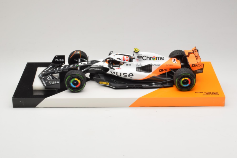 McLaren MCL60 #4 L. Norris McLaren F1 Team Monaco Grand Prix 2023 Minichamps 1:18 533232504 レジン