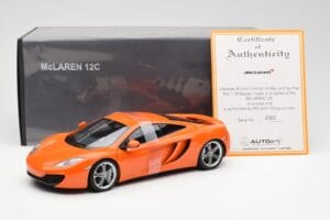 McLaren MP4-12C オレンジ AUTOart 1:18 76006 メタル - 画像 8/8