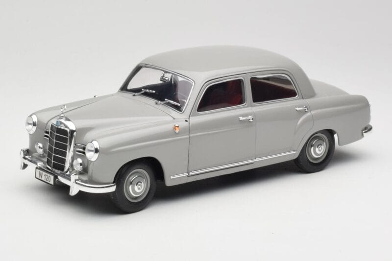 Mercedes 180 W120 Ponton Graphite Grey Revell 1:18 08974 メタル
