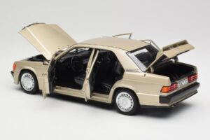Mercedes 190E W201 2.3-16 Smoke Silver Metallic Norev 1:18 183831 メタル - 画像 5/8