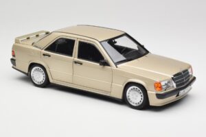 Mercedes 190E W201 2.3-16 Smoke Silver Metallic Norev 1:18 183831 メタル - 画像 6/8
