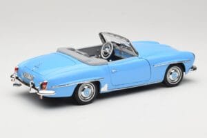 Mercedes 190 SL W121 ライトブルー Norev 1:18 183400 メタル - 画像 3/8