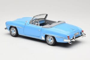 Mercedes 190 SL W121 ライトブルー Norev 1:18 183400 メタル - 画像 7/8