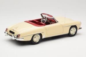 Mercedes 190 SL W121 ベージュ Minichamps 1:18 103037034 メタル - 画像 3/8