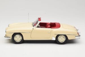 Mercedes 190 SL W121 ベージュ Minichamps 1:18 103037034 メタル - 画像 4/8