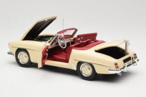 Mercedes 190 SL W121 ベージュ Minichamps 1:18 103037034 メタル - 画像 5/8