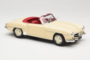 Mercedes 190 SL W121 ベージュ Minichamps 1:18 103037034 メタル - 画像 6/8