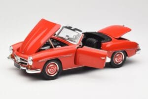 Mercedes 190 SL W121 Guards Red Minichamps 1:18 100037032 メタル - 画像 2/8