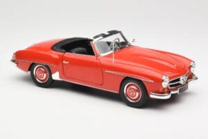 Mercedes 190 SL W121 Guards Red Minichamps 1:18 100037032 メタル - 画像 6/8