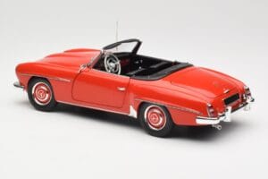 Mercedes 190 SL W121 Guards Red Minichamps 1:18 100037032 メタル - 画像 7/8