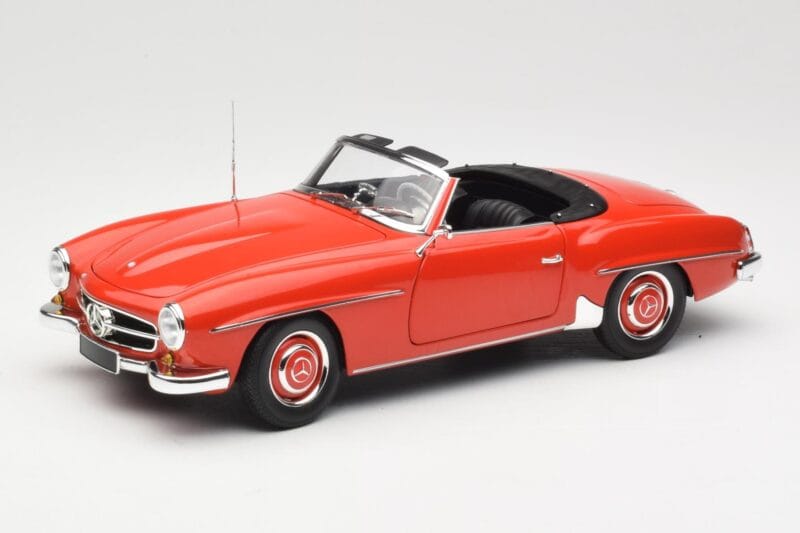 Mercedes 190 SL W121 Guards Red Minichamps 1:18 100037032 メタル