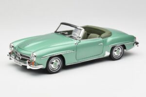 Mercedes 190 SL W121 ライトグリーン メタリック Norev 1:18 183401 メタル