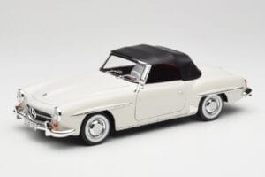 Mercedes 190 SL W121 ライトグレー Norev 1:18 B66040710 メタル - 画像 3/10
