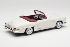 Mercedes 190 SL W121 ライトグレー Norev 1:18 B66040710 メタル - 画像 4/10