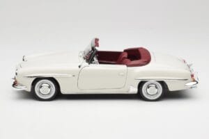 Mercedes 190 SL W121 ライトグレー Norev 1:18 B66040710 メタル - 画像 6/10