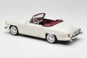 Mercedes 190 SL W121 ライトグレー Norev 1:18 B66040710 メタル - 画像 9/10