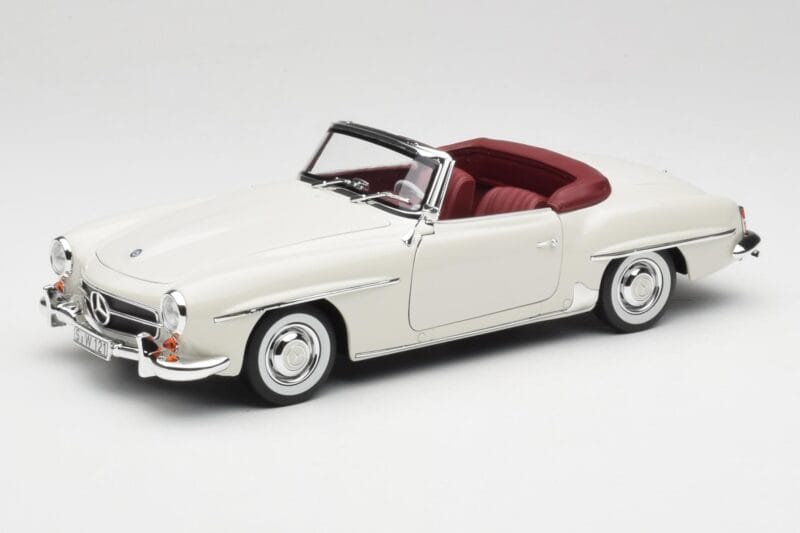 Mercedes 190 SL W121 ライトグレー Norev 1:18 B66040710 メタル