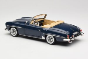 Mercedes 190 SL W121 Middle Blue Norev 1:18 183403 メタル - 画像 7/8