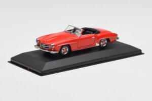 Mercedes 190 SL W121 レッド Minichamps 1:43 940033131 メタル - 画像 2/4