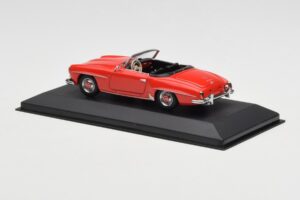 Mercedes 190 SL W121 レッド Minichamps 1:43 940033131 メタル - 画像 3/4