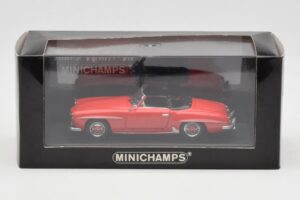 Mercedes 190 SL W121 レッド Minichamps 1:43 940033131 メタル - 画像 4/4