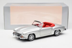 Mercedes 190 SL W121 シルバー Norev 1:18 B660640604 メタル - 画像 8/8
