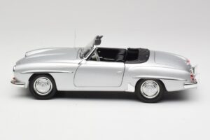 Mercedes 190 SL W121 シルバーグレー Minichamps 1:18 100037031 メタル - 画像 4/8