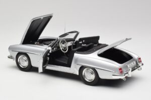 Mercedes 190 SL W121 シルバーグレー Minichamps 1:18 100037031 メタル - 画像 5/8