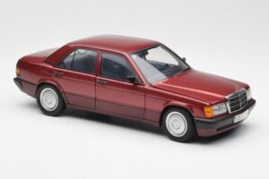 Mercedes 190E W201 2.0 レッド Dealer Edition AUTOart 1:18 B66040383 メタル - 画像 6/8