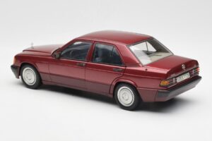 Mercedes 190E W201 2.0 レッド Dealer Edition AUTOart 1:18 B66040383 メタル - 画像 7/8